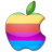 Apple Multicolore Icon
